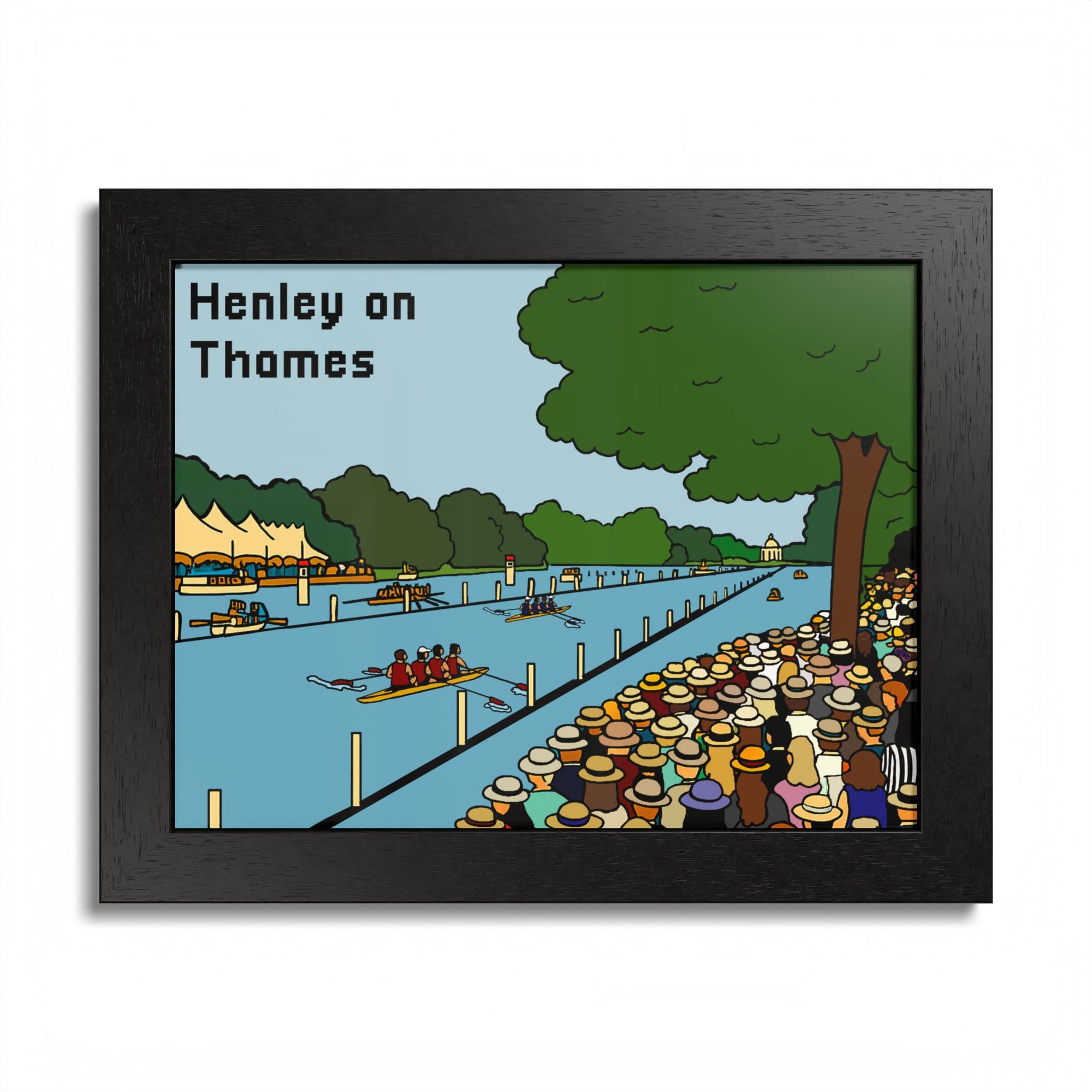 Framed Poster, Henley Thames Art Print