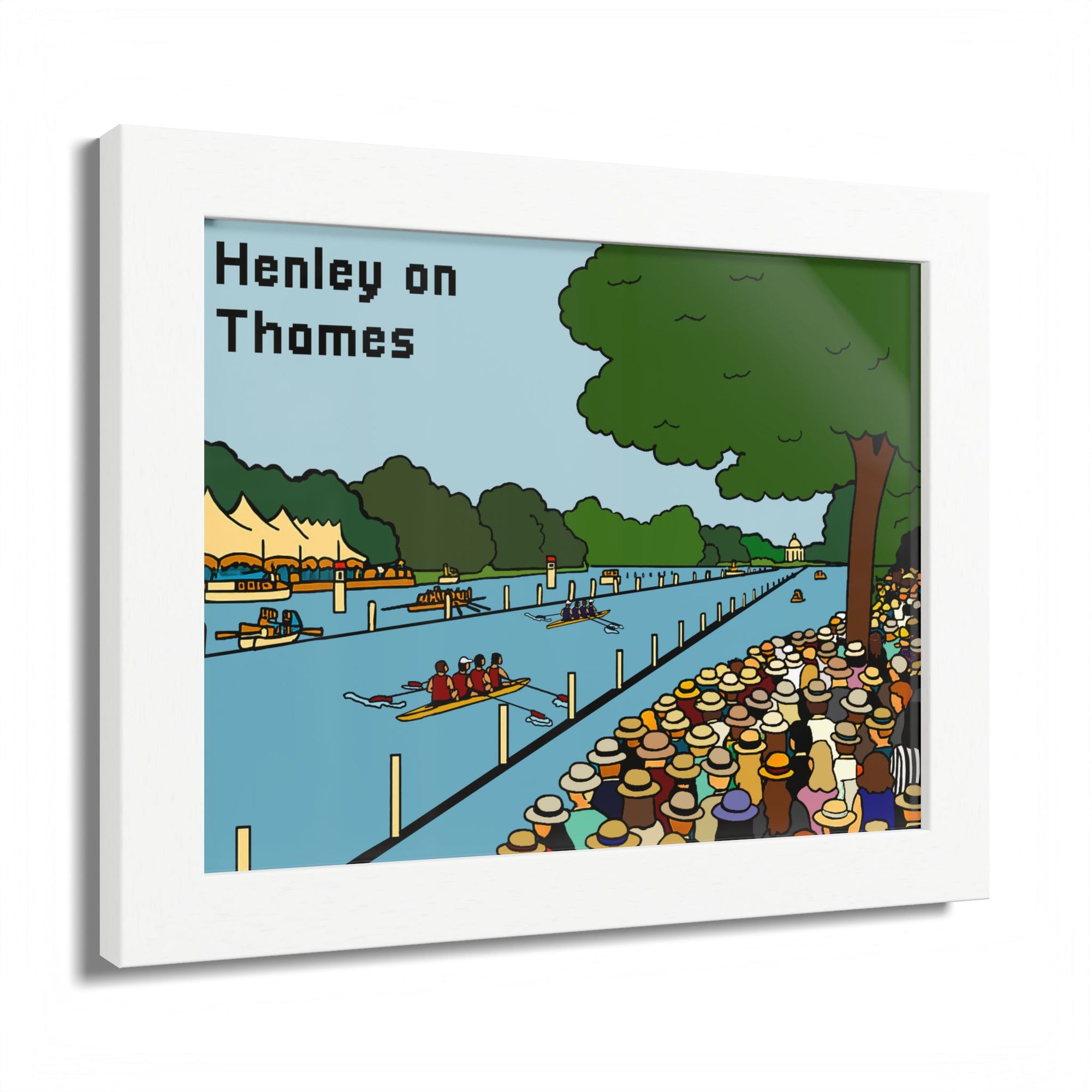 Framed Poster, Henley Thames Art Print
