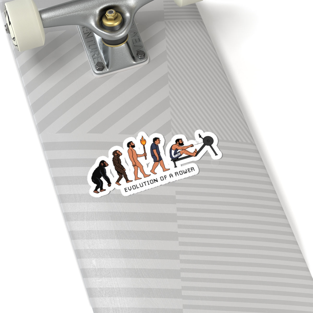 Evolution of a Rower Sticker