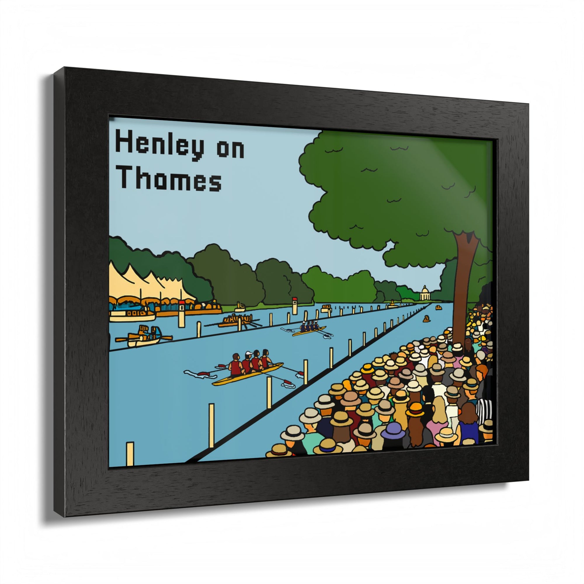 Framed Poster, Henley Thames Art Print