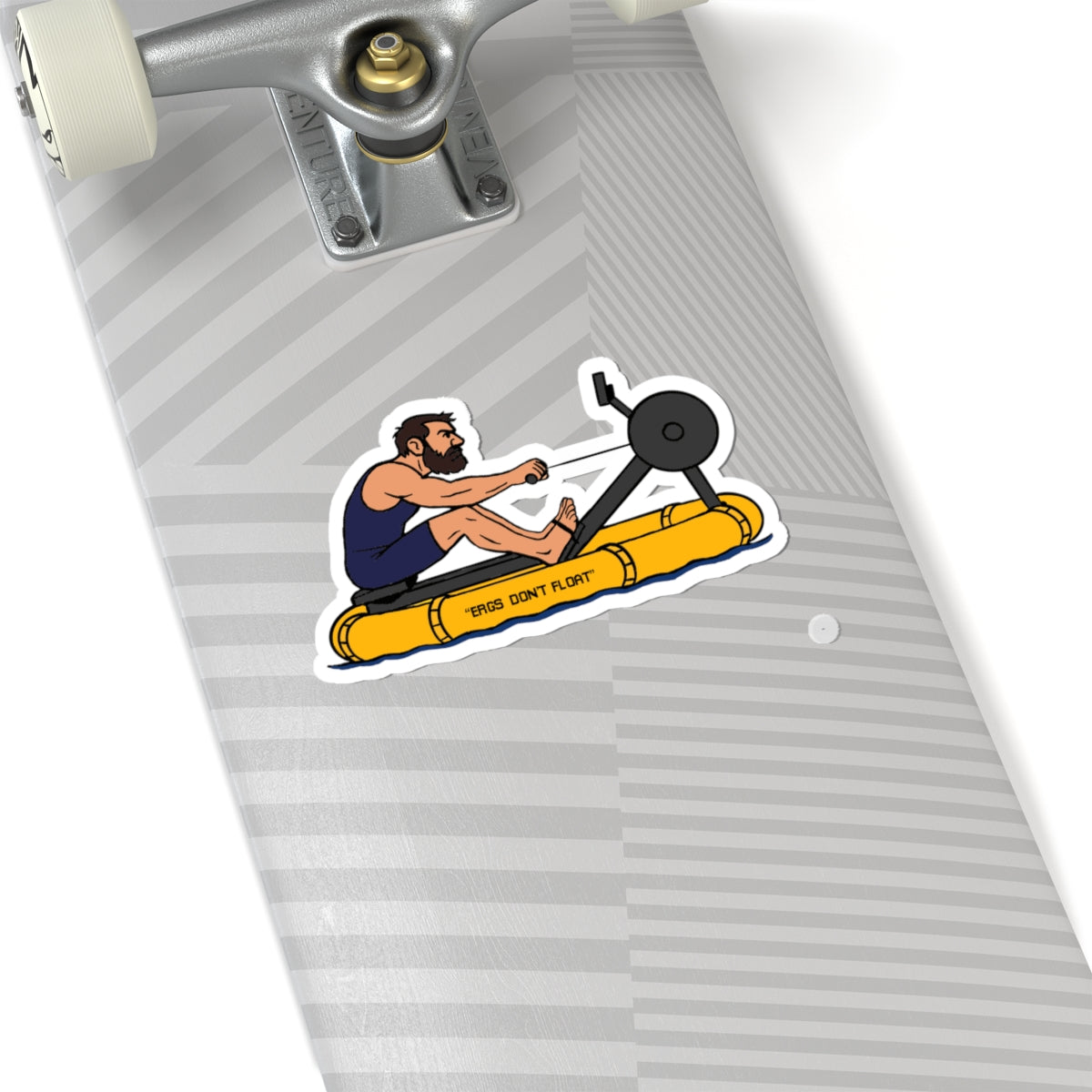 Ergs Don't Float Sticker